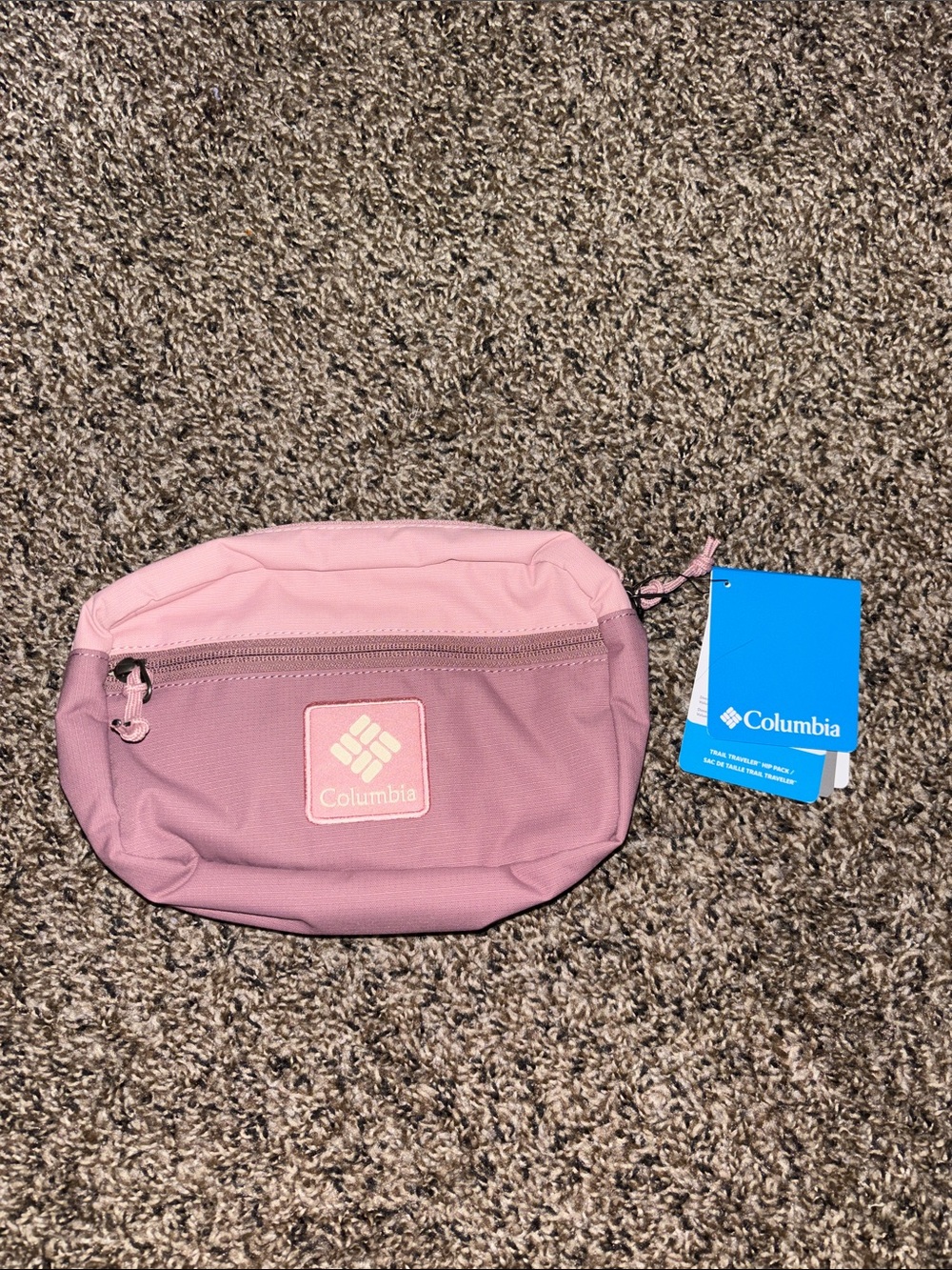 Columbia Pink Two-Tone Waist Pack